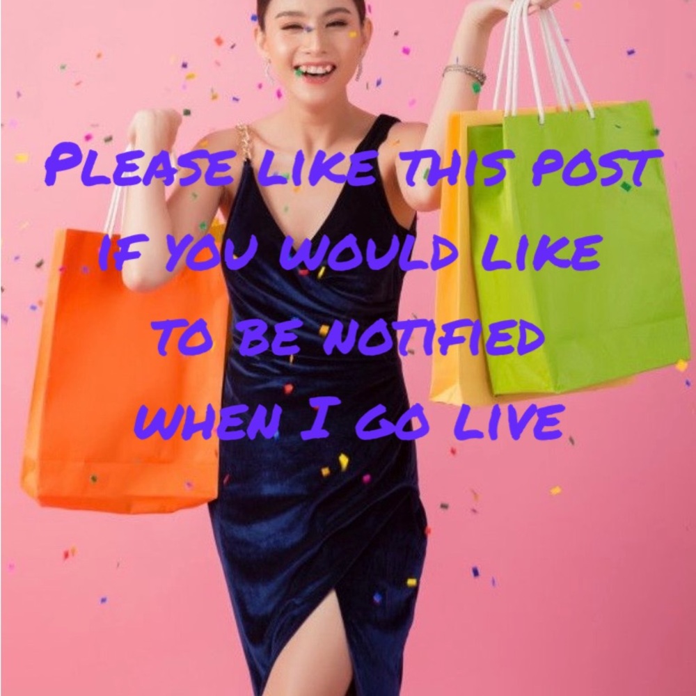 Please like this post if you would like to be notified when I go live.